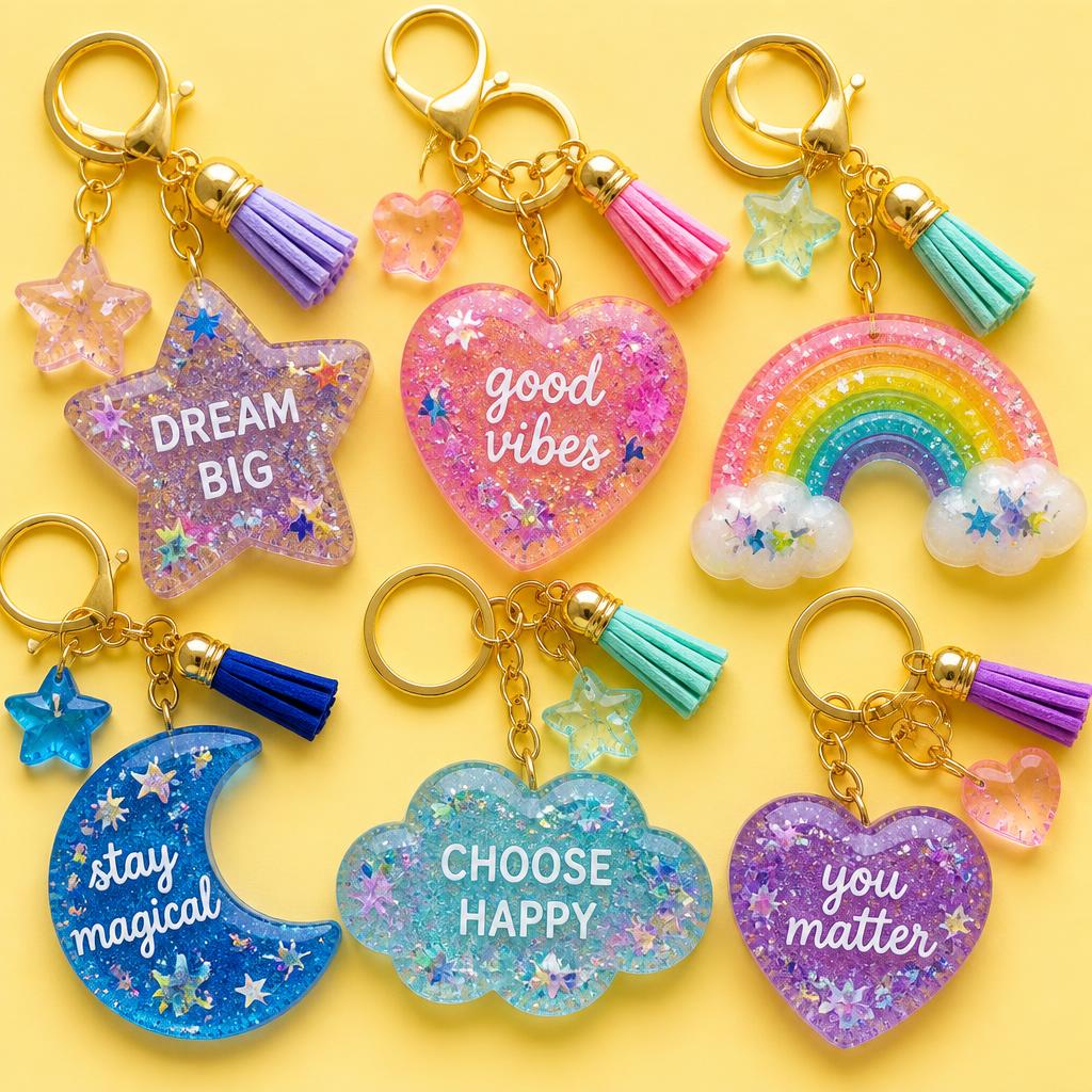 Sparkle Keychain Set